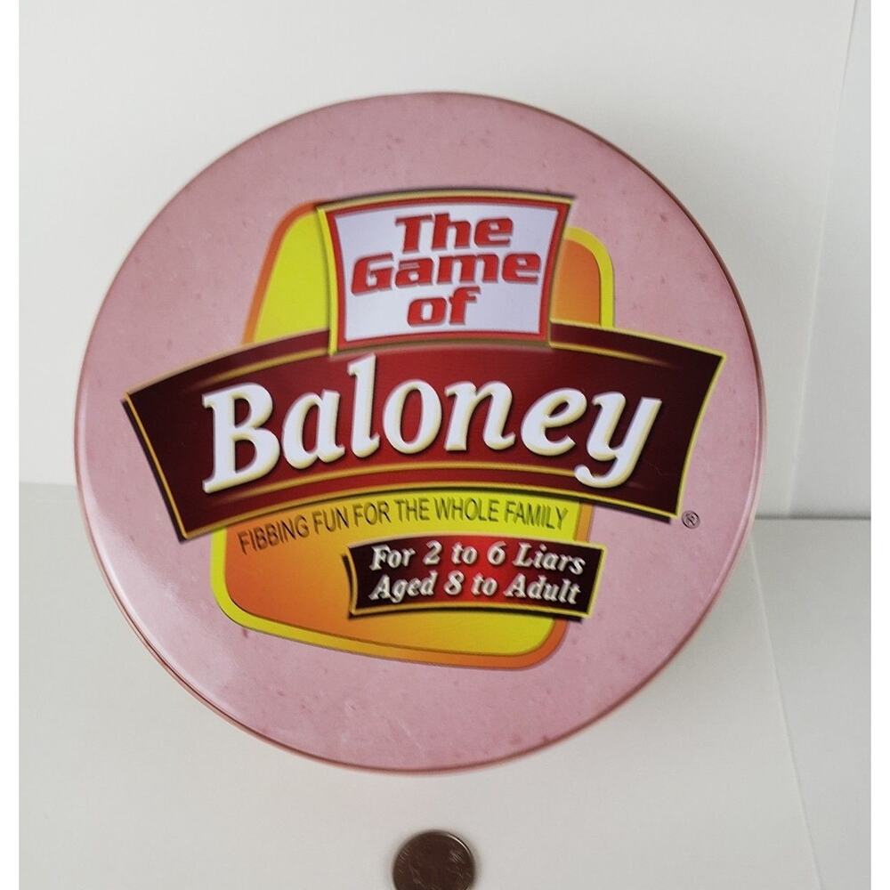 The Game of Baloney Fibbing Fun In Tin, Was Open But Never Used